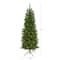 6ft. Pre-Lit Green Mountain Pine Artificial Christmas Tree, Clear LED Lights
